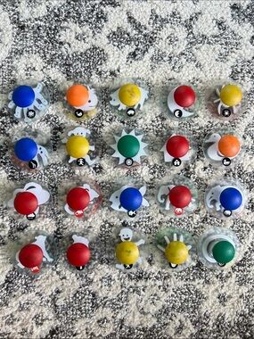 Learning Resources 20 Stamp Set - Multicolor Animal & Shape Buttons